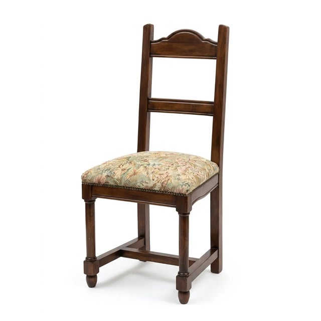 Set of Eight Italian Refectory Dining Chairs A matched set of eight functional dining chairs in the Italian refectory...