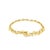 Mid 20th Century Mid 20th Century Chanel 18k Yellow Gold Bracelet Iconic C Logo Links 7" For Sale - Image 5 of 10