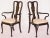Black 1980s Chinoiserie Black Lacquer Dining Chairs in the Style of Drexel- Set of 6 For Sale - Image 8 of 13