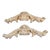 Mid 20th Century Architecture Pediment French Rococo Wall Hanging- a Pair For Sale