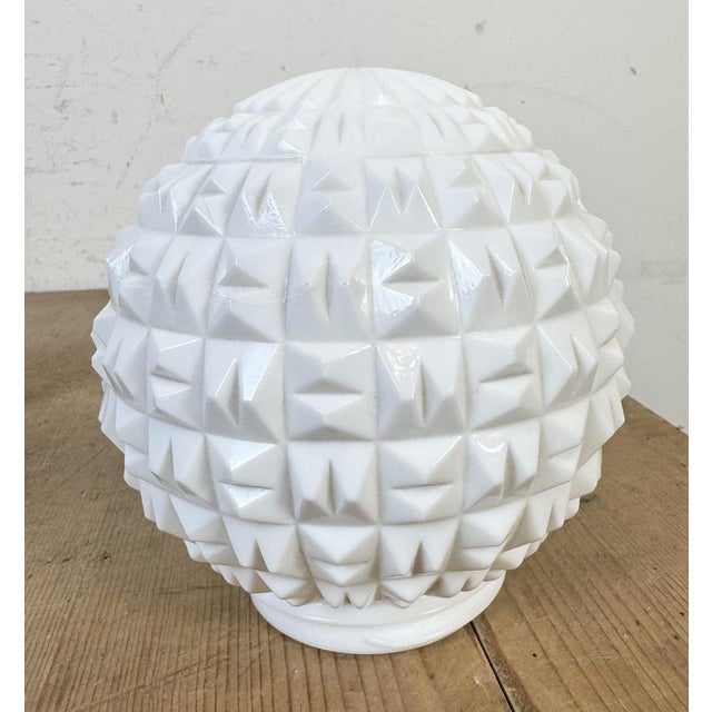 Ceramic Vintage White Porcelain Wall Light, 1970s For Sale - Image 7 of 12