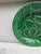 French Country French Green Majolica Leaves Plate Clairefontaine , Circa 1890 For Sale - Image 3 of 4