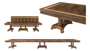 Extra Long Mahogany Dining Table,12-24 Feet Long, Seats 28 People an Ap Exclusive by AntiquePurveyor