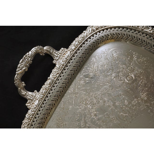 Antique Tiffany & Co. Silver Soldered on English Barker Brothers Tray Tea Set- 6 Pieces For Sale - Image 9 of 9