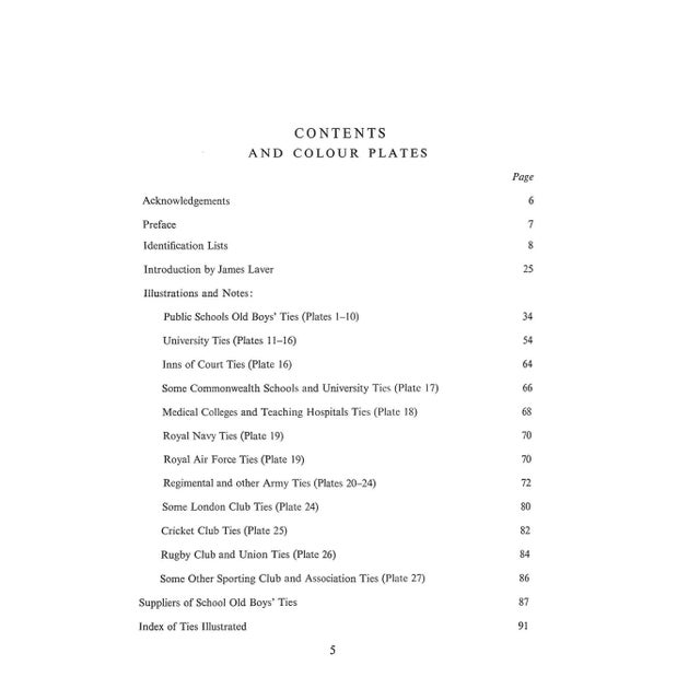 "The Book of Public School Old Boys, University, Navy, Army, Air Force & Club Ties" 1968 Laver, James For Sale - Image 4 of 14