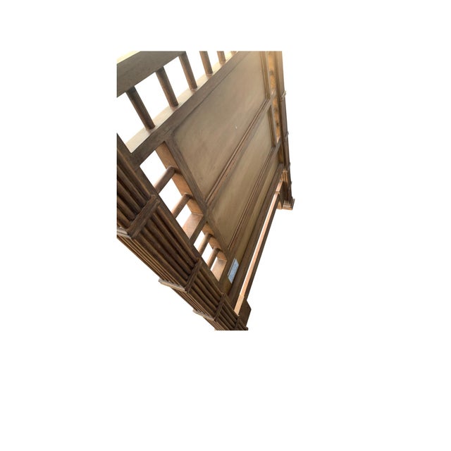 Late 20th Century Twins Bamboo Rattan Headboards in Square Tommy Bahama Style For Sale - Image 11 of 14