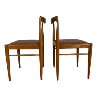 Vintage Teak Chairs, Denmark, 1961, Set of 2 For Sale