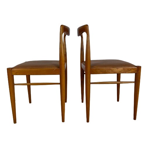 Vintage Teak Chairs, Denmark, 1961, Set of 2 For Sale
