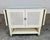 Mid-Century Drop-Leaf Buffet Server, White Lacquer, Cane Front For Sale - Image 11 of 11