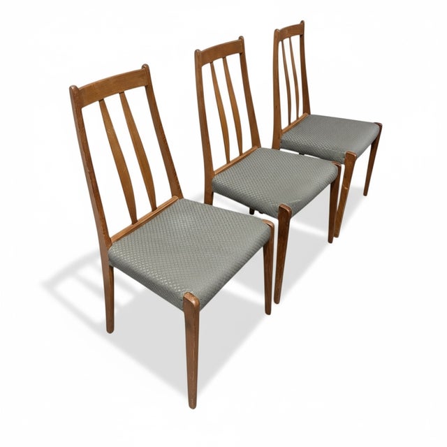 Vintage Danish Teak Dining Chairs from Drylund, 1970s, Set of 3 For Sale - Image 6 of 8