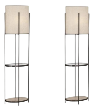 Colonnade Light Floor Lamps by Robert Abbey, Set of 2