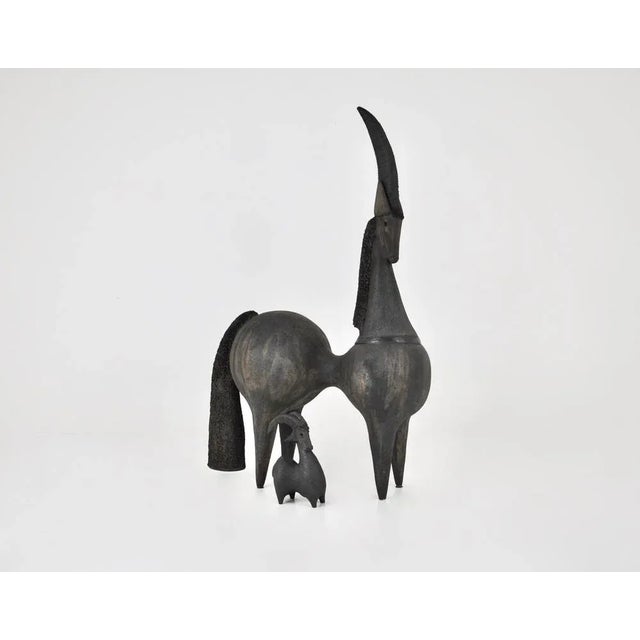 1990s Ceramic Unicorn by Dominique Pouchain, 1990s For Sale - Image 5 of 7