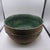 Banded Pottery Bowl With Green Interior For Sale - Image 4 of 12