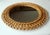1970s Round Wicker Framed Wall Mirror For Sale - Image 5 of 7