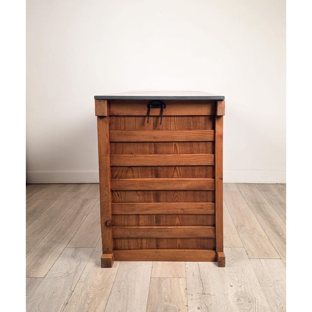 Part of a Japanese Meiji Kitchen Tansu, Now a Slate-Topped Sideboard For Sale - Image 9 of 15