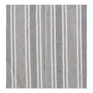 Vintage Rose Tarlow "Fidalgo" Gull Cotton Ticking Stripe- 5 Yards For Sale