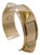 Gold-Plated Clou Médor Open Bracelet from Hermès, France, 1990s For Sale