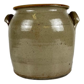 Vintage Stoneware Preserve Pot, 1920s For Sale