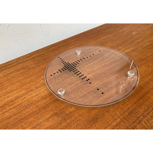 Postmodern Glass Cake Plate, 1980s For Sale - Image 5 of 16