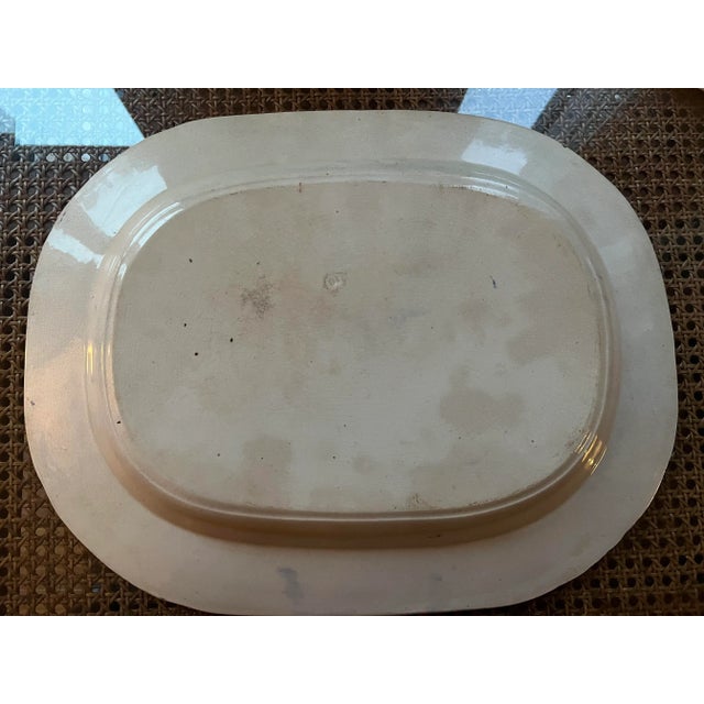 English Late 19th Century English Transferware Platter For Sale - Image 3 of 5