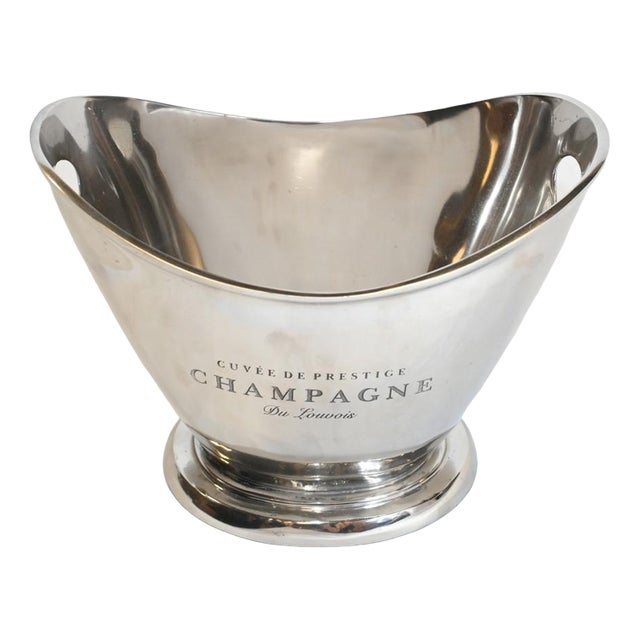 Silver-Plated Champagne Bucket For Sale