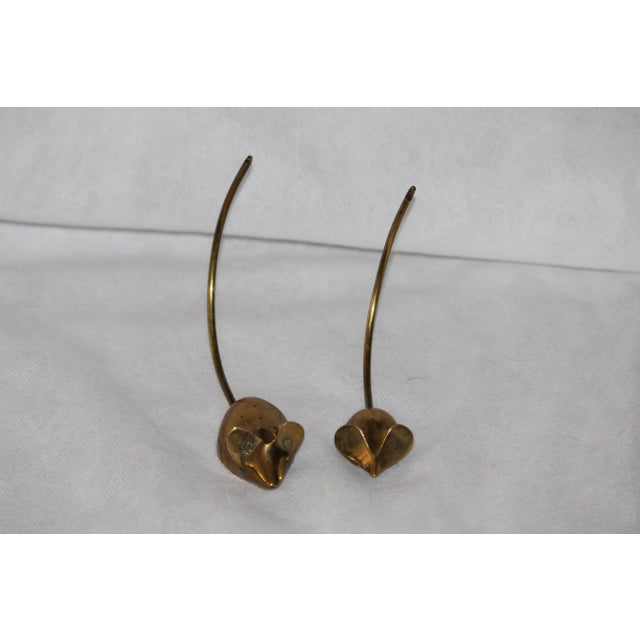 Vintage Gold Mice Figurines, 1970s, Set of 2 For Sale - Image 14 of 15