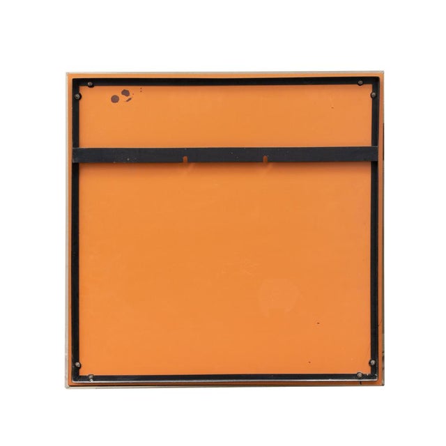 Vintage Square Mirror from Fontana Arte, Italy, 1970s For Sale - Image 9 of 11