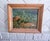 Set of two original tiki oil paintings w/light wood frames Approx 12.5” x 10.5” Smoke free home