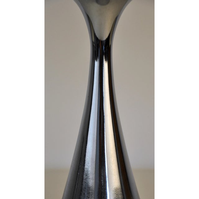 Laurel Chrome Cone Lamp For Sale In Miami - Image 6 of 9
