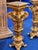 Make a dramatic statement with this substantial French-style pedestal, entirely finished in rich gold leaf and featuring...
