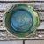 Vintage Handcrafted C. Cly Studio Pottery Swirl Serving Bowl With Braided Rope Rim For Sale - Image 4 of 10