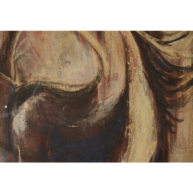 1960s Modernist Horse Painting, Framed For Sale - Image 10 of 13