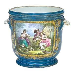 Antique Porcelain Sevres Cachepot