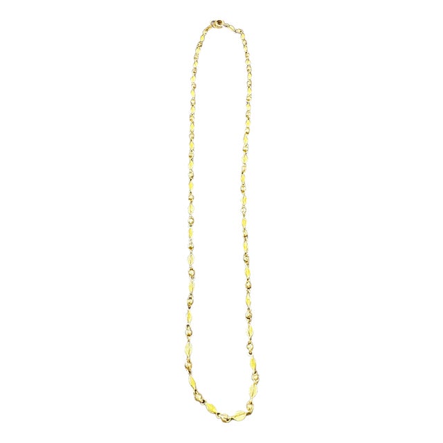 24 Karat Pure Gold Hand Made Yellow Gold Bead Necklace, 13 Gm, 18 Inch For Sale