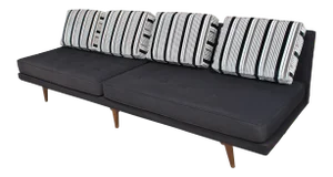 1960s Vintage Wormley Dunbar Armless Sofa