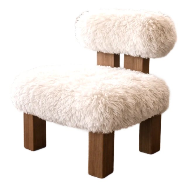 Skyler Fur Lounge Chair For Sale