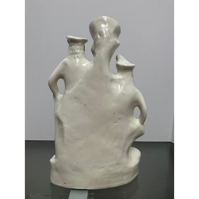 Staffordshire "Robin Hood" English Staffordshire Spill Vase For Sale - Image 4 of 4