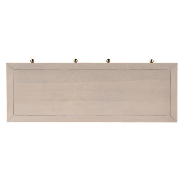 Nora 40 in. W Rectangular Wood 2 Drawer Console Table with Lower Open Shelf, Antique Taupe For Sale - Image 10 of 11