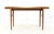 Lovely, authentic 1960s side table or oversized plant table in a typical design, featuring a beautiful white top and teak...