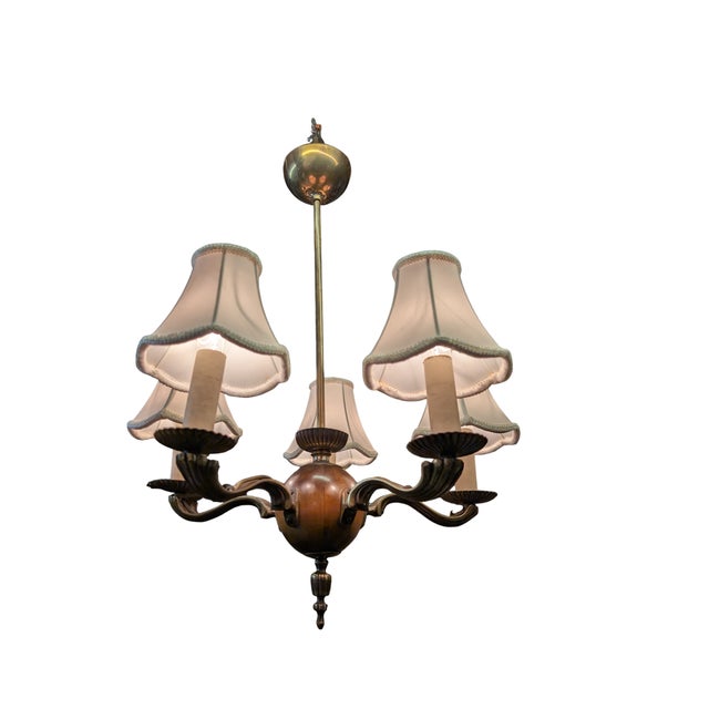 Chandelier by Paavo Tynell for Oy Taito Ab, 1930s For Sale - Image 6 of 13