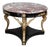 French Empire Gilt Centre Table with Lacquer Winged Maiden Legs For Sale