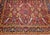 Vintage Persian Heriz Rug, Hand-Knotted Wool, Allover Geometric Pattern, Red & Blue, 8x11 For Sale - Image 13 of 15