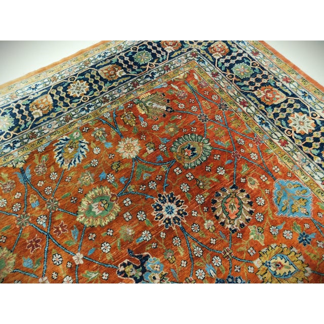 Brick Red Vintage Hand Knotted Persian Rug. 17'x 11'4" For Sale - Image 8 of 18