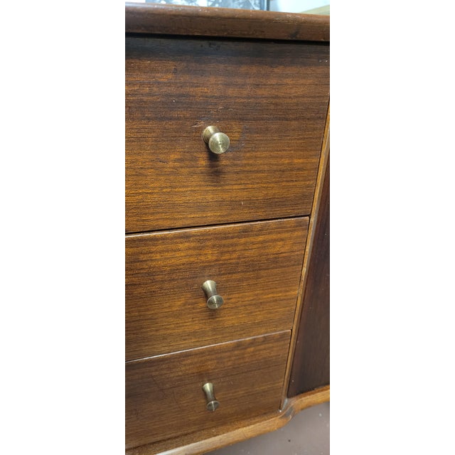 Mid Century Modern Sideboard Signed Beautiful Wood For Sale - Image 15 of 17