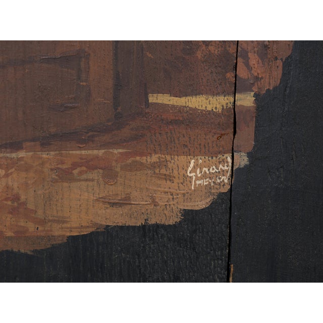 Antique Wine Barrel End Repurposed as Wall Art Dambach-La-Ville France C1800's For Sale - Image 9 of 12