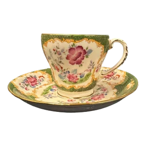 Vintage Royal Grafton Canton Demitasse Cup and Saucer
