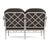 Brown Jordan Brown Jordan Calcutta Loveseat, Dove frame with Fusion Charcoal fabric For Sale - Image 4 of 11