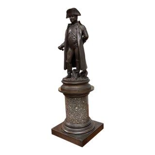 Late 19th Century L. V. Deposee Bronze Napoleon Sculpture, Stamped For Sale