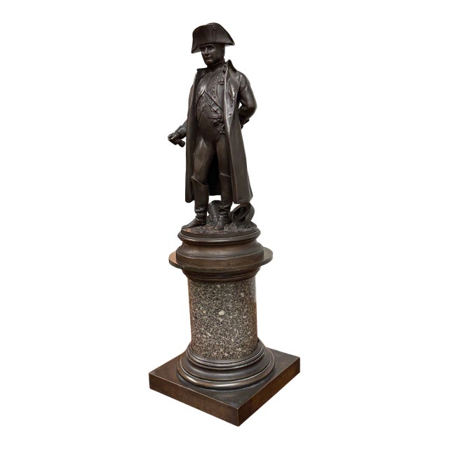 Late 19th Century L. V. Deposee Bronze Napoleon Sculpture, Stamped For Sale