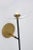 Calvino Large Tail Sconce in Aged Iron and Hand-Rubbed Antique Brass with Clear Glass Designer: Ian K. Fowler Height: 24"...